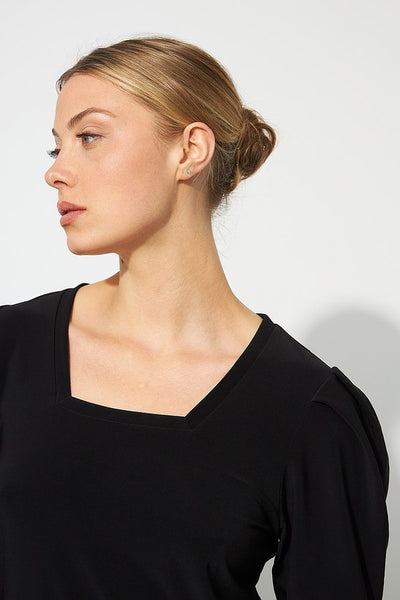Joseph Ribkoff Square Neck Top Style 223159 Close-up.