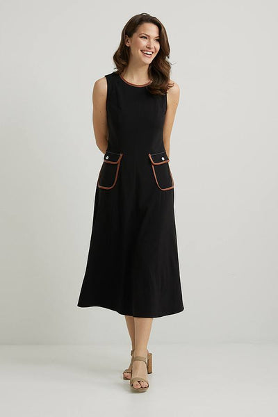 Shop Joseph Ribkoff Woven Knit Dress Style 222052 At Village Vogue.