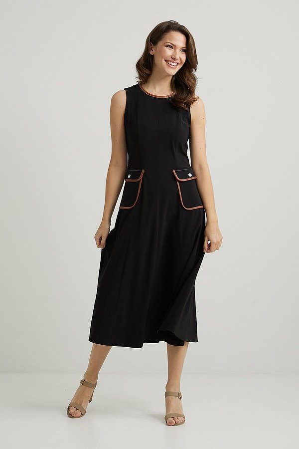 Joseph Ribkoff Woven Knit Dress Style 222052 Wide.