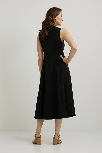 Joseph Ribkoff Woven Knit Dress Style 222052 Back.