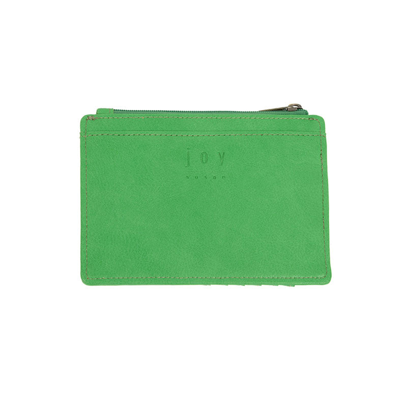 Joy Susan Penny Mini Travel Wallet Green Back.