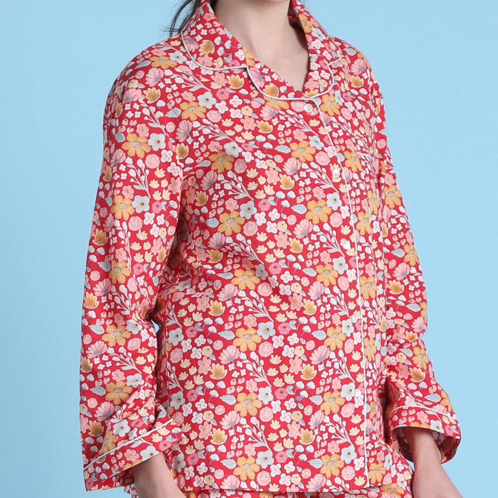 Mahogany Esme PJ-Set Close-up.