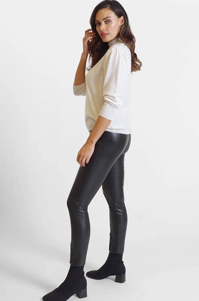 Peace of Cloth Sloane Faux Leather legging