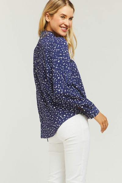 Velvet Heart Callen Tie Waist Top at Village Vogue
