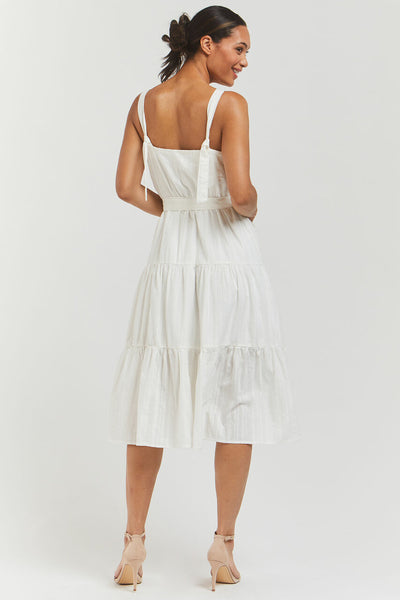 Velvet Heart Jezebelle Tiered Sweetheart Dress Back.