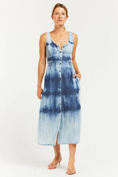 Velvet Heart Melita Tie Dye Midi Sundress Front.