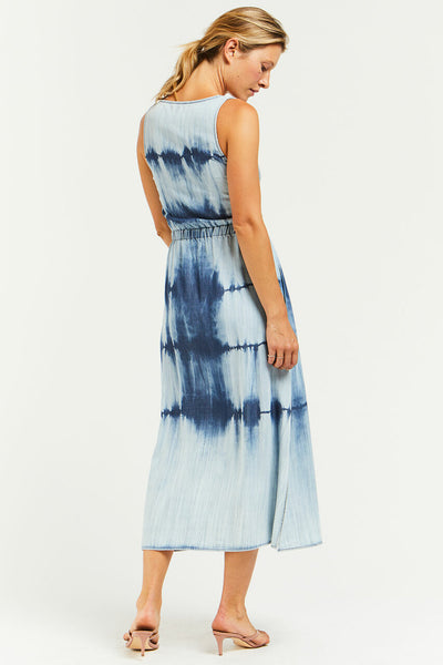 Velvet Heart Melita Tie Dye Midi Sundress Back.